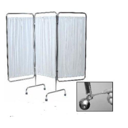 Three Panel Folding Set Up Screen with 2" Wheel Castors